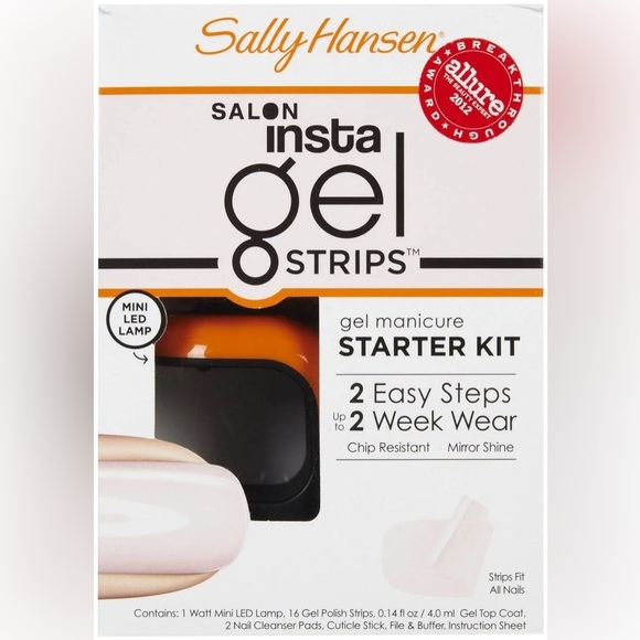 Sally Hansen Salon Insta Gel Strips Starter Kit LED Lamp Vintage - Picture 2 of 6